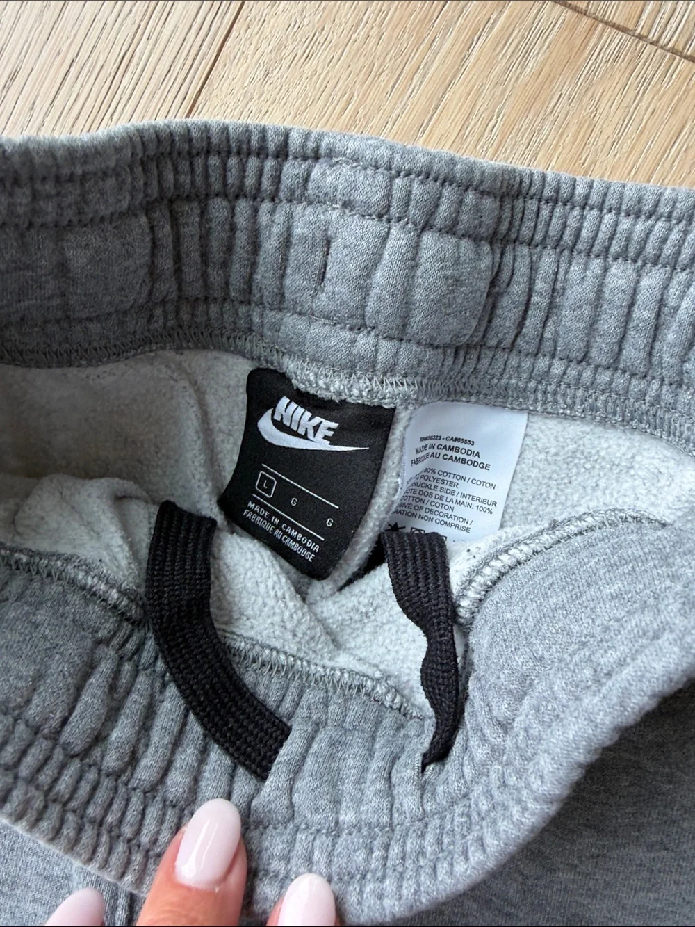 Nike Kids Black, Gray & White Colorblock Hoodie and Jogger Set